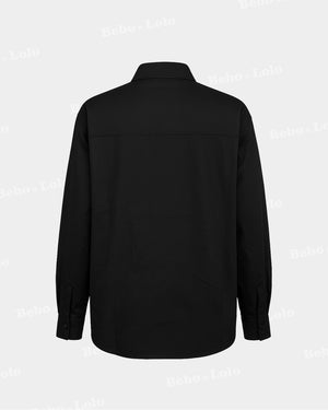 Crystal Studded Butterfly Plus Size Shirt
