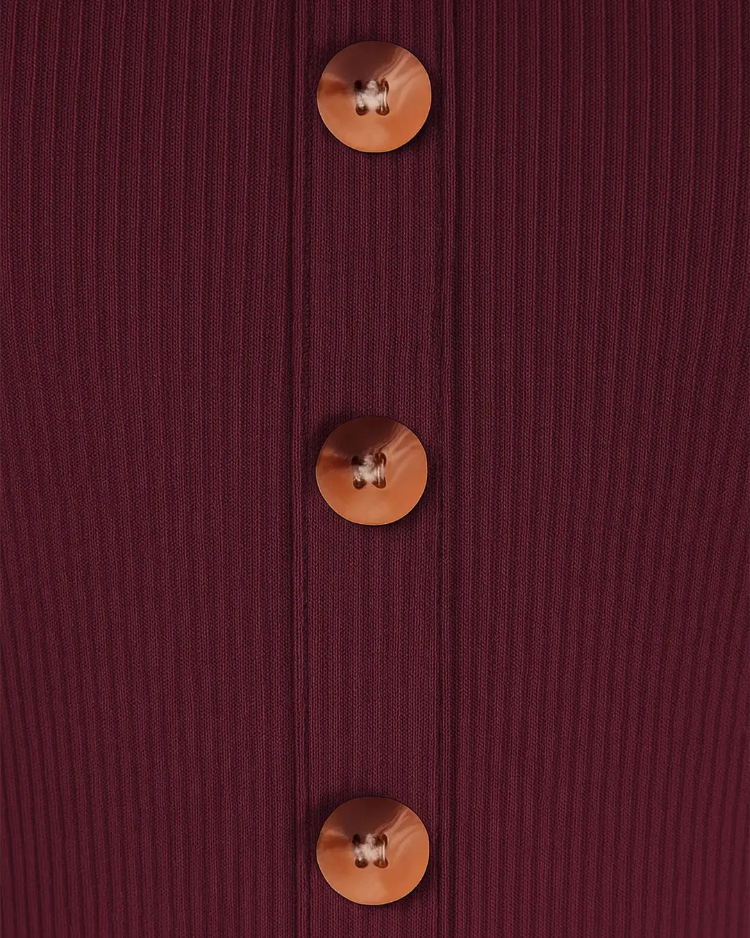 Buttoned Ribbed Co-Ord Set