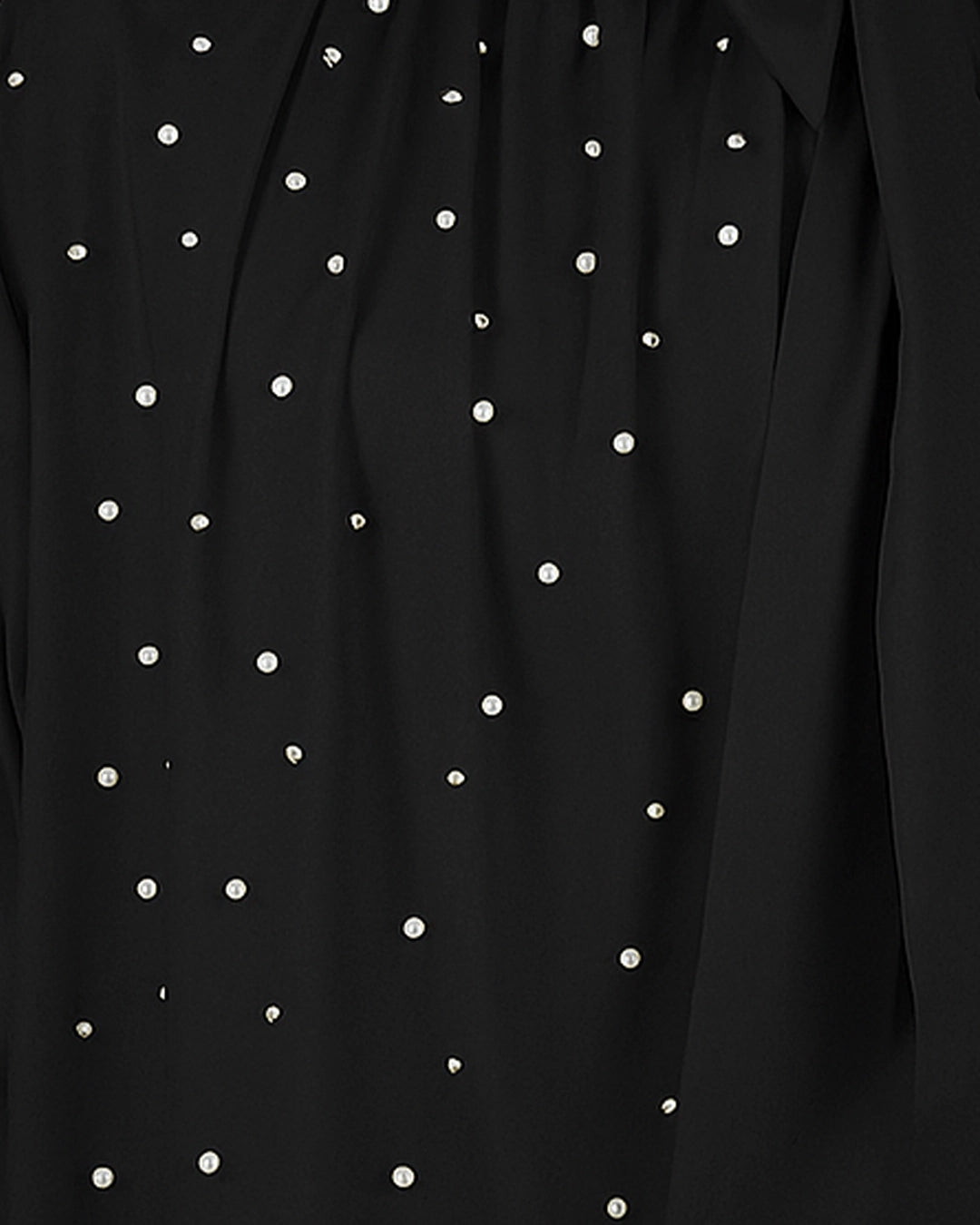 High Neck Shirt with Bow 