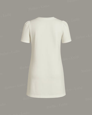 Mini Pearl Bow Dress - bebonlolo