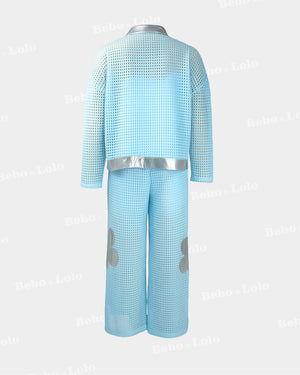 Metallic Co-ord Set - bebonlolo