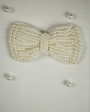Mini Pearl Bow Dress - bebonlolo