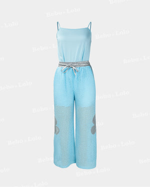 Metallic Co-ord Set - bebonlolo