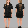 Short Sleeves Blazer - bebonlolo