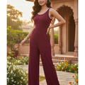 Women Round Neck Jumpsuit