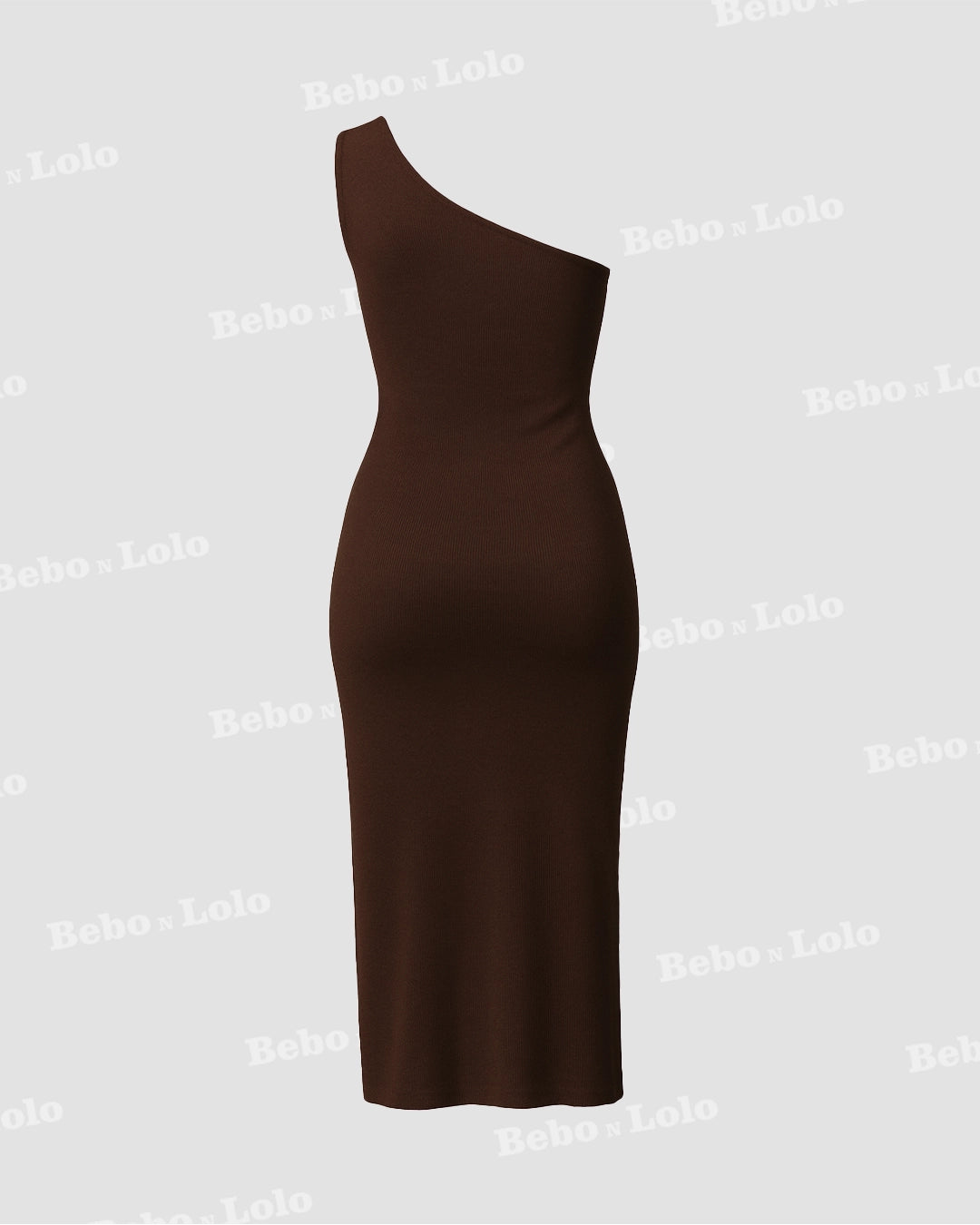 One Shoulder Bodycon Ruched Dress 