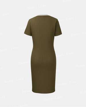Korean Style Maxi Dress - bebonlolo