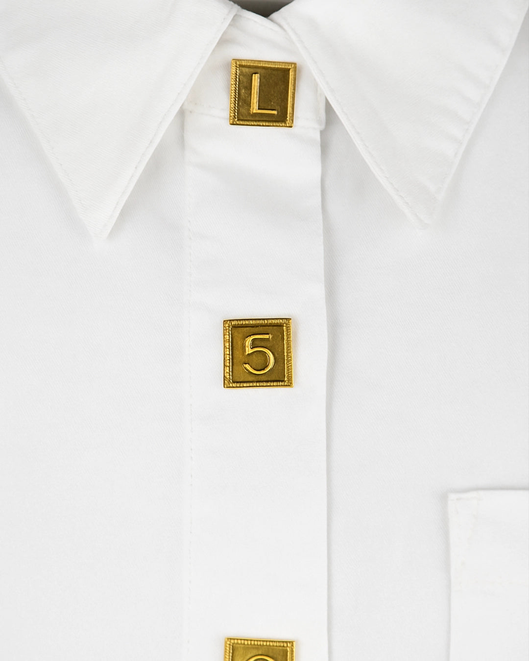 Lettered Button Plus Size Shirt - bebonlolo