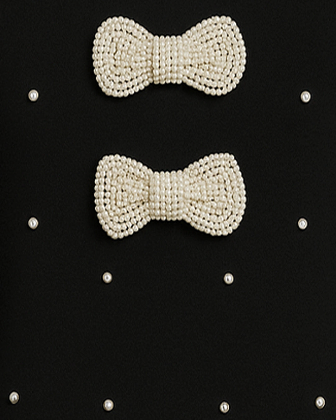 Mini Pearl Bow Dress - bebonlolo