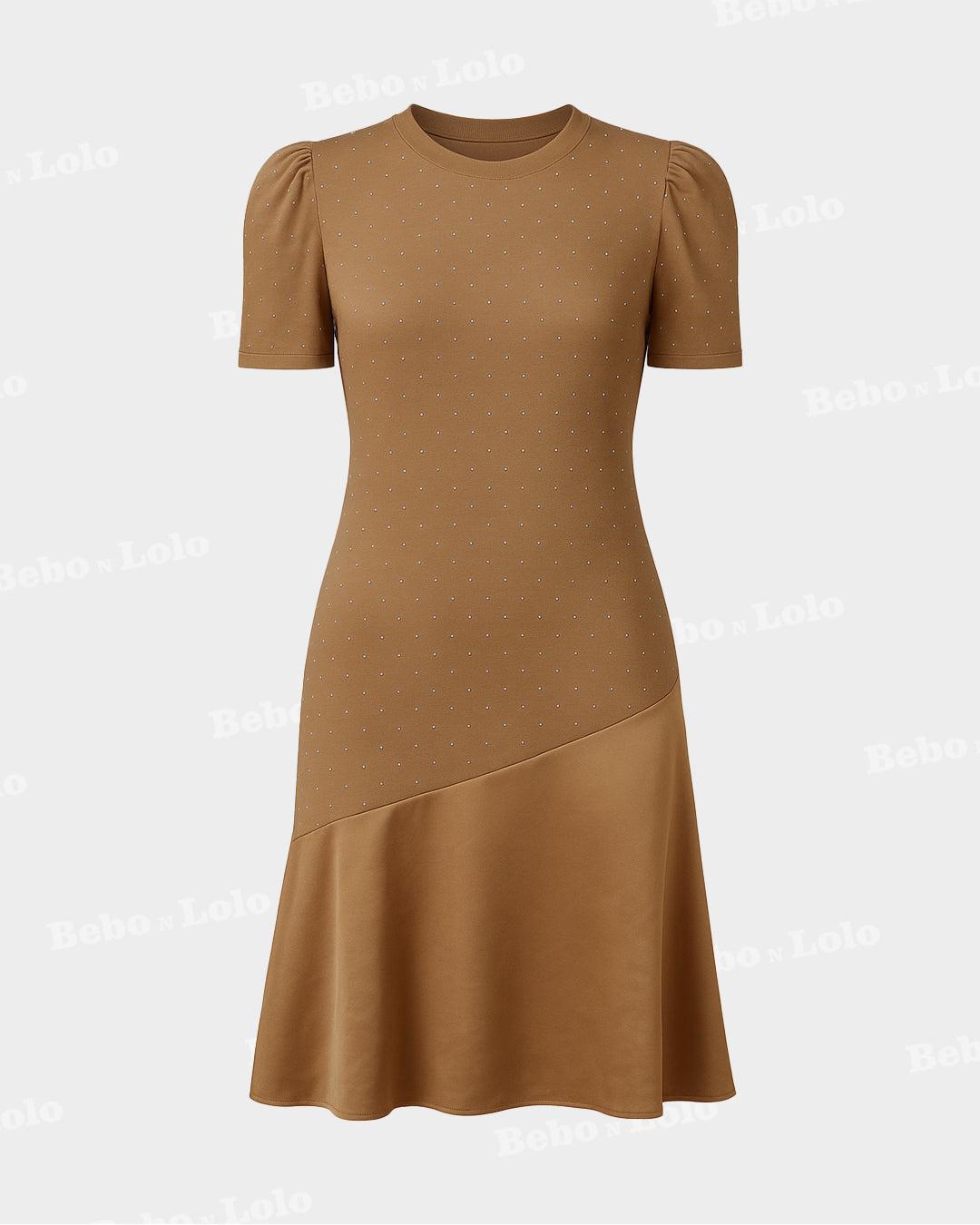 Sequin Flare Midi Dress - bebonlolo
