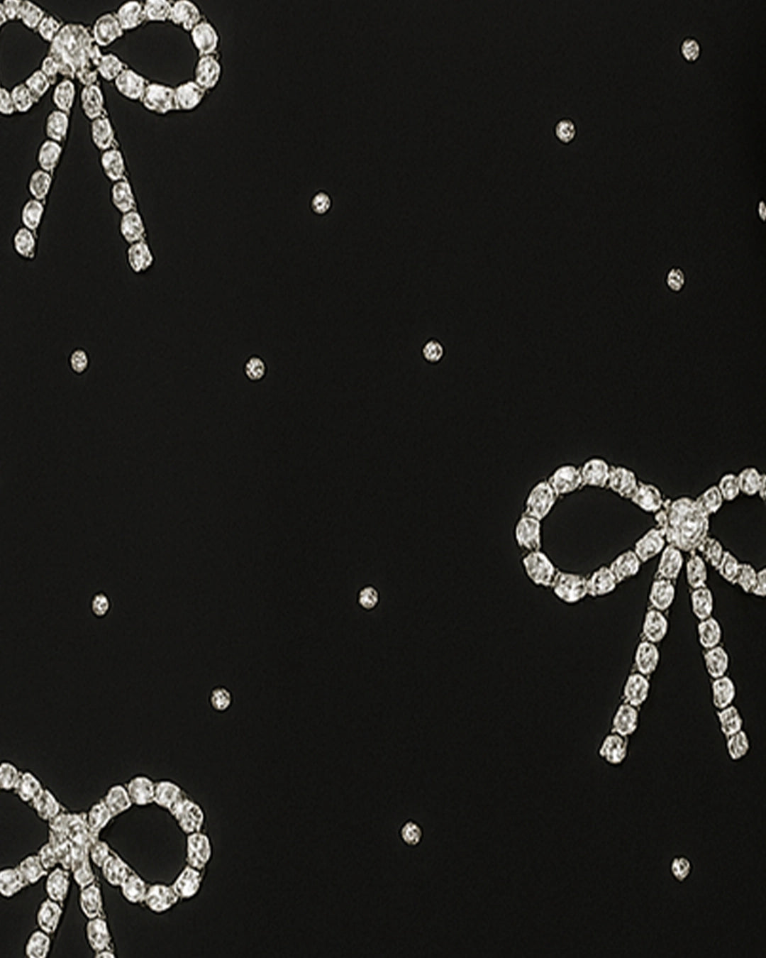 Mini Dress with Stud & Bow - bebonlolo