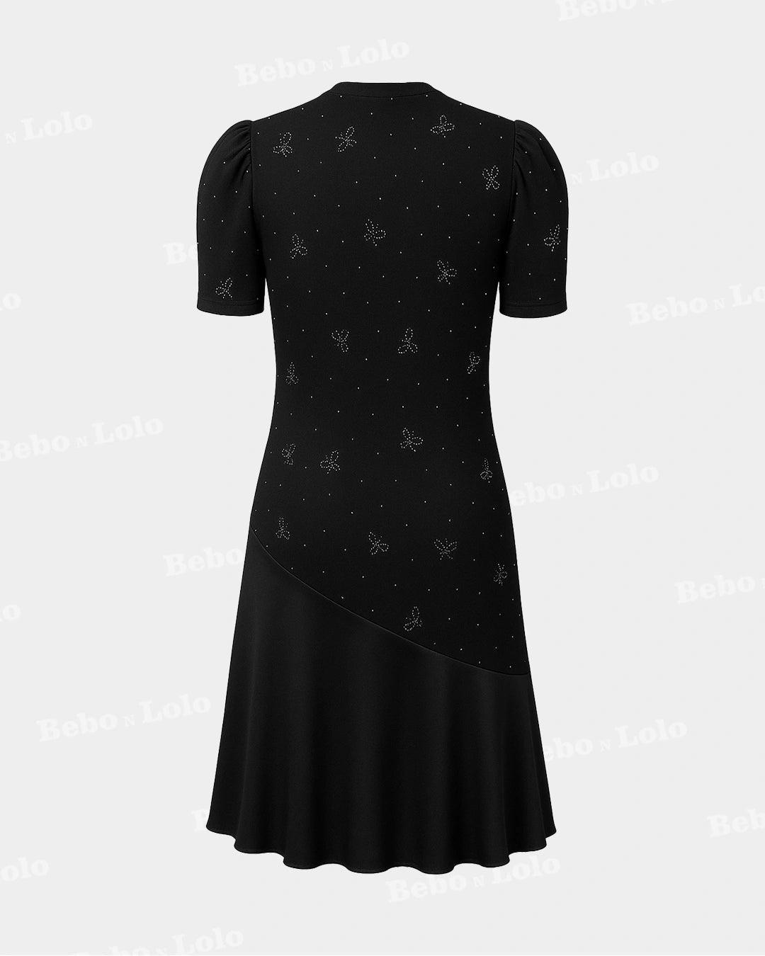 Sequin Flare Midi Dress