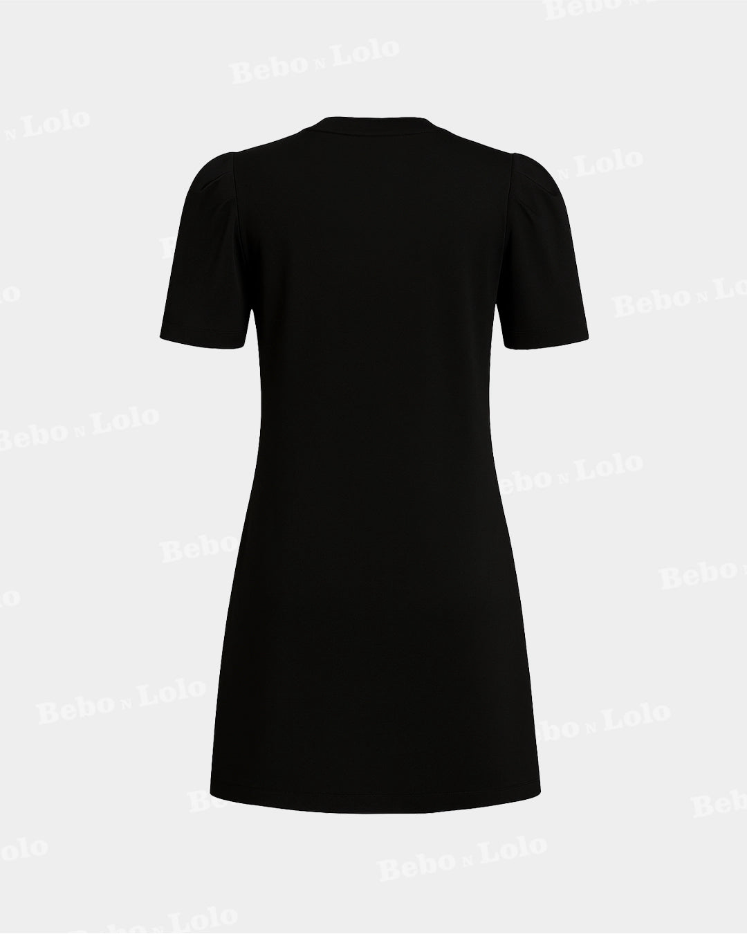 Silk Bow Mini Dress - bebonlolo