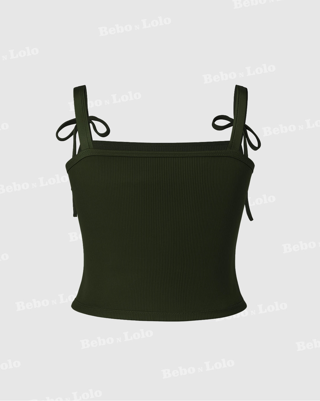 Bella Bow-Tie Ribbed Top
