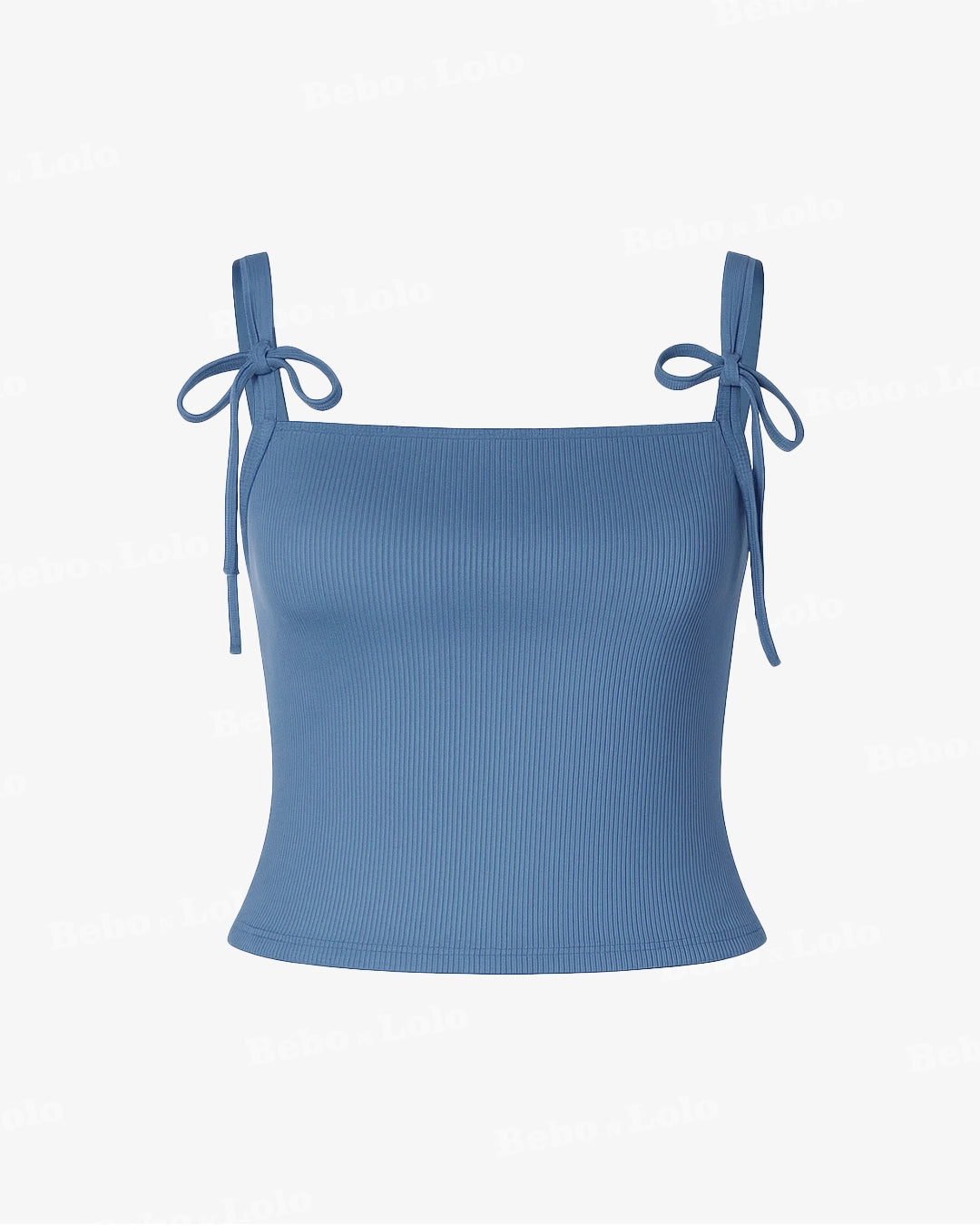 Bella Bow-Tie Ribbed Top