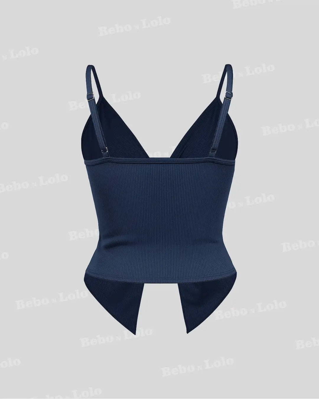 Twist Front Crisscross Strappy Top - bebonlolo