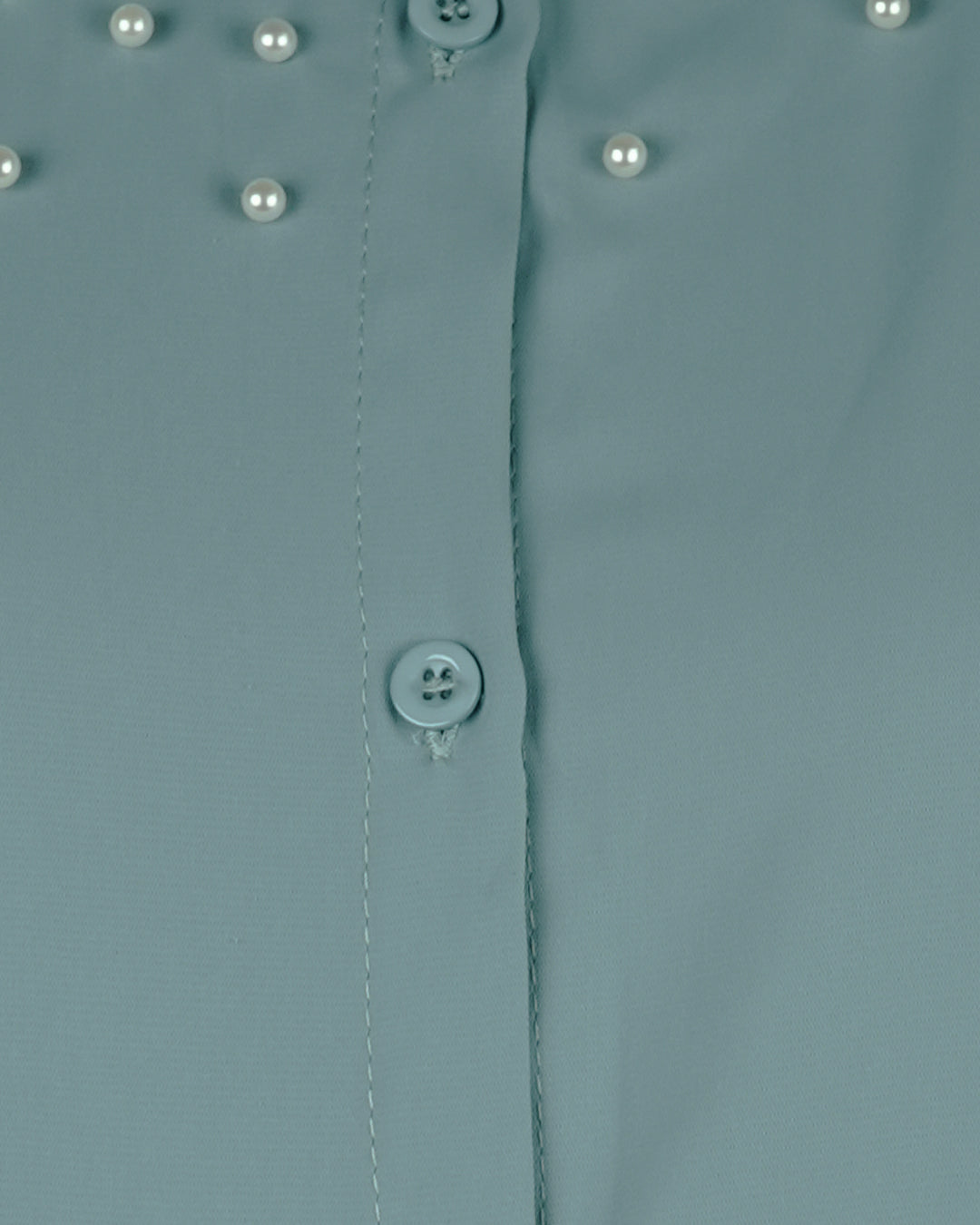 Pearl Shoulder Plus Size Shirt
