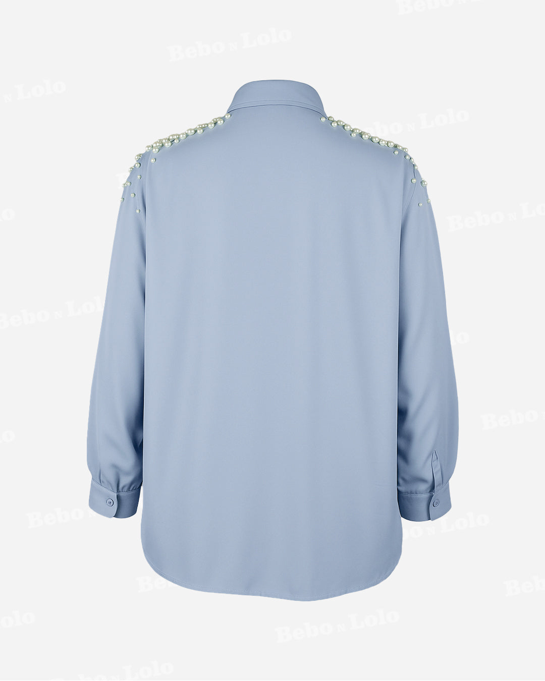 Pearl Shoulder Plus Size Shirt