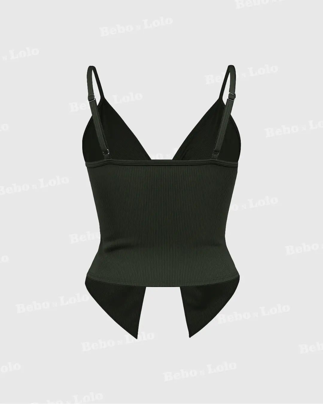 Twist Front Crisscross Sleeveless Top