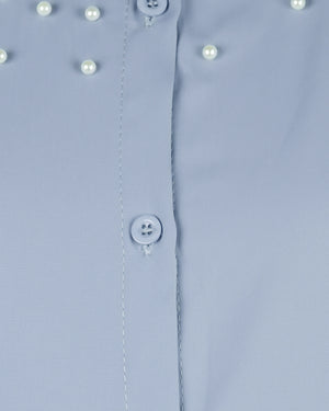 Pearl Shoulder Plus Size Shirt