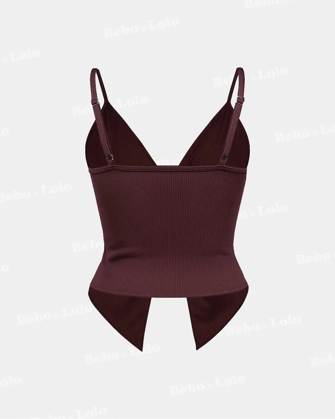 Twist Front Crisscross Sleeveless Top