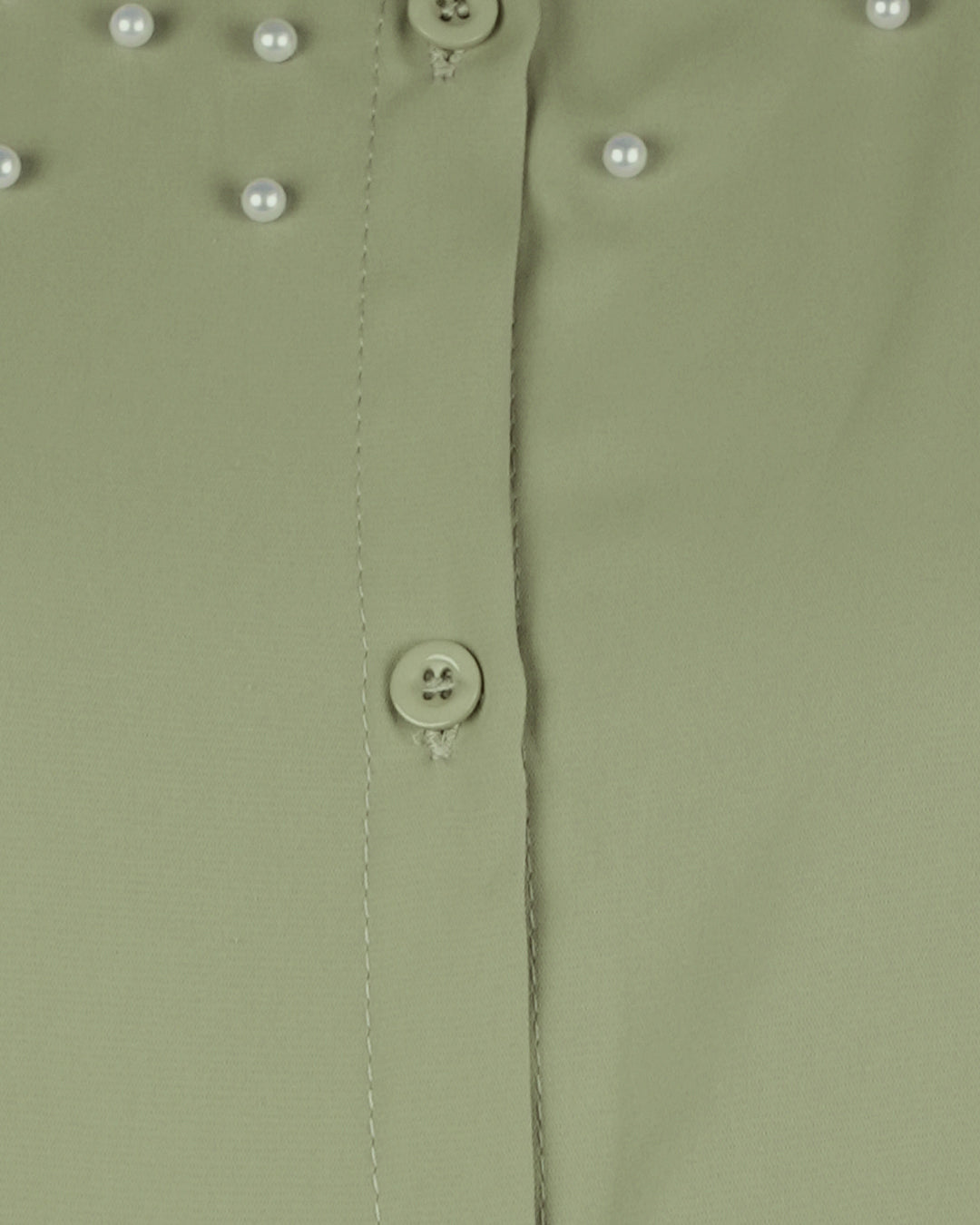 Pearl Shoulder Plus Size Shirt