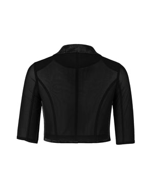 Black jacket on a white background