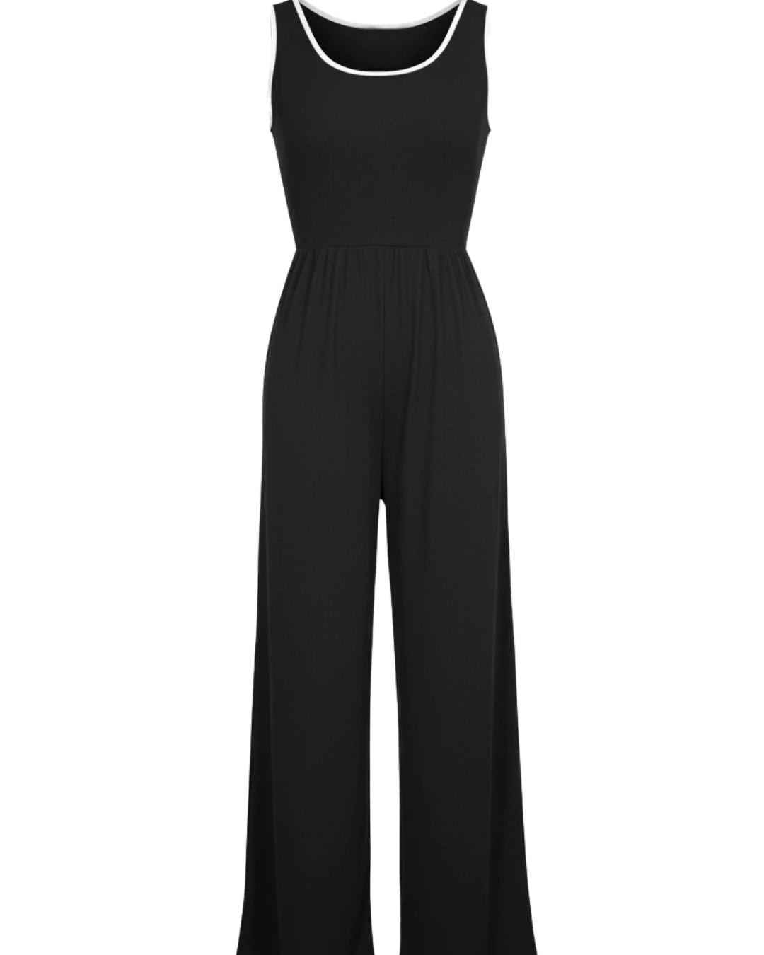 Women Round Neck Jumpsuit