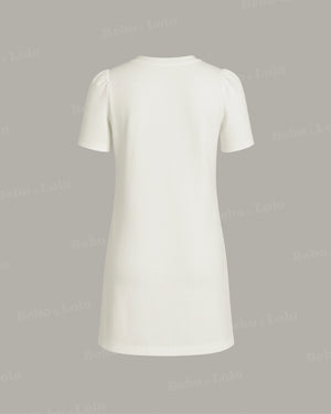 Embellished Mini Dress - bebonlolo