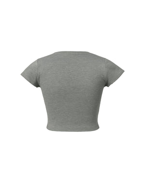 Rib crop top