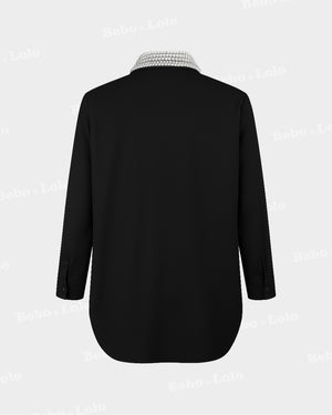 Heavy Studded Pearl Shirt