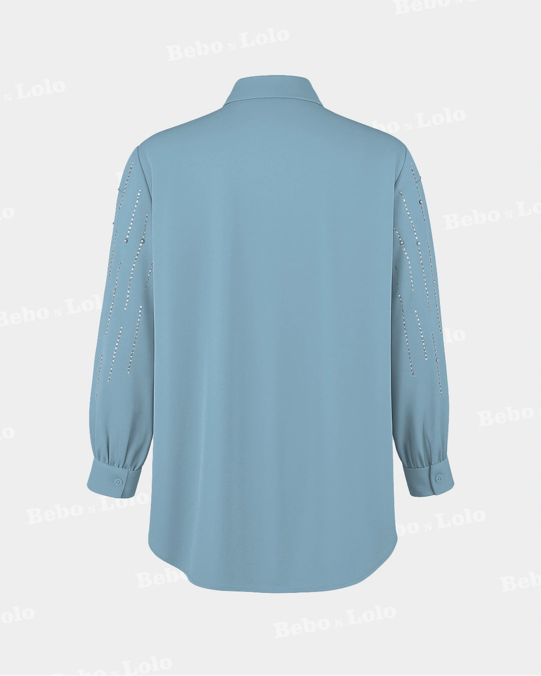 Crystal Line Drop Plus Size Shirt