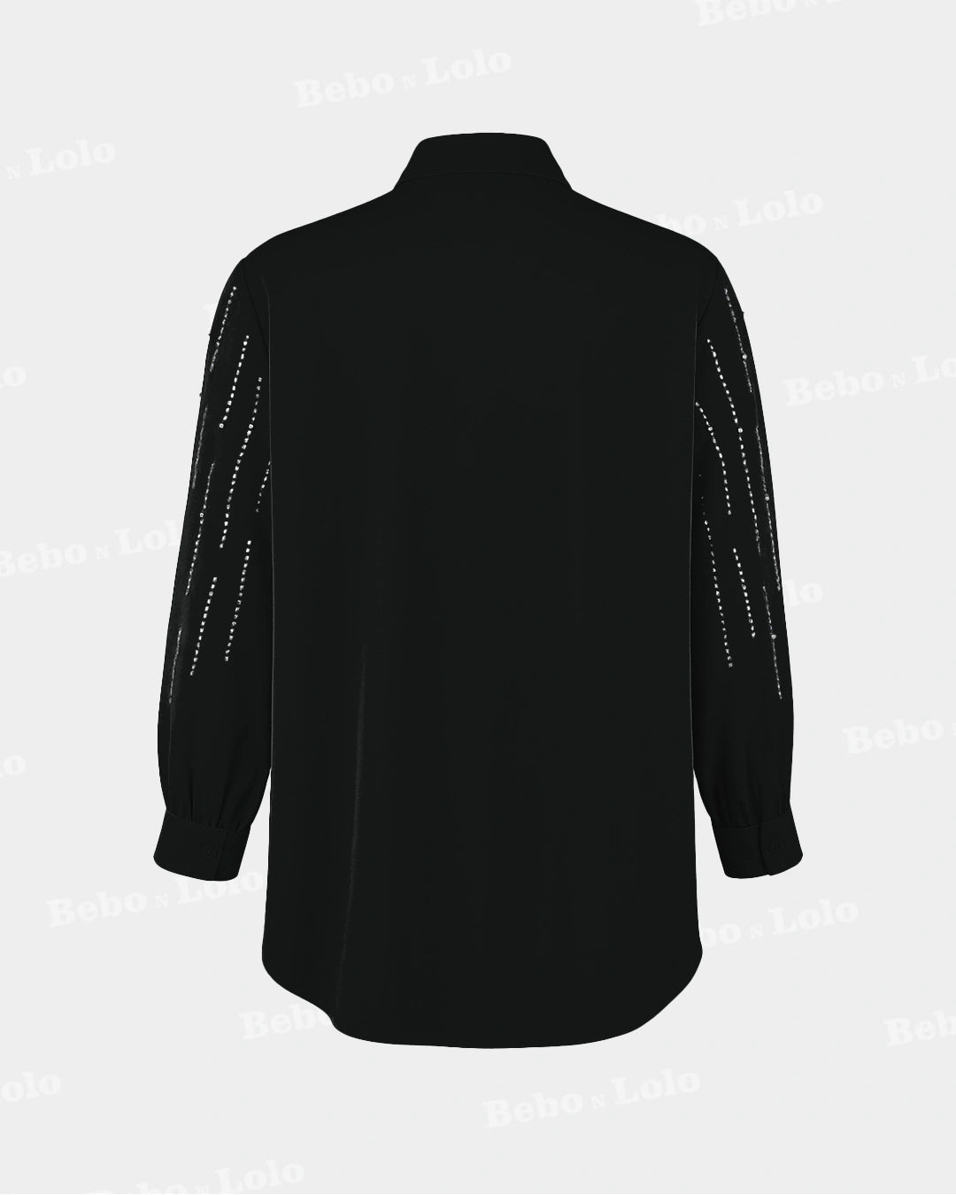 Crystal Line Drop Plus Size Shirt