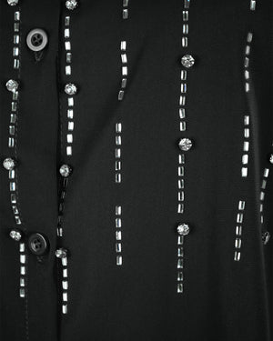 Crystal Line Drop Plus Size Shirt
