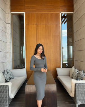 Women Bodycon Midi/Calf Length Dress