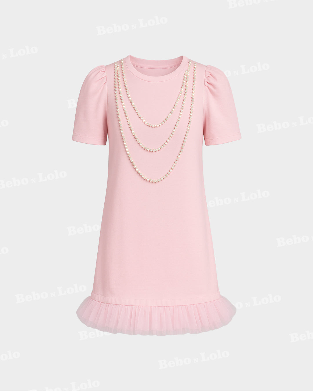 Pearl Layered Mini Dress