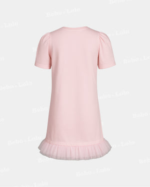 Pearl Layered Mini Dress