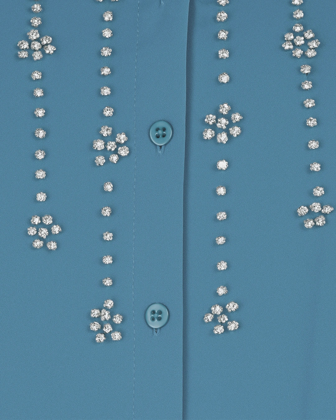 Heavy Crystal Studded Shirt