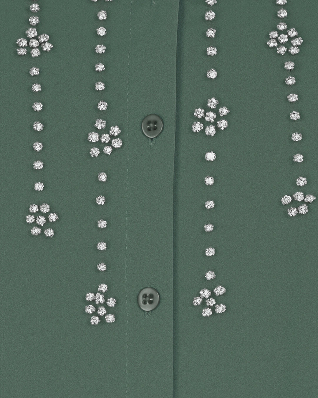 Heavy Crystal Studded Shirt