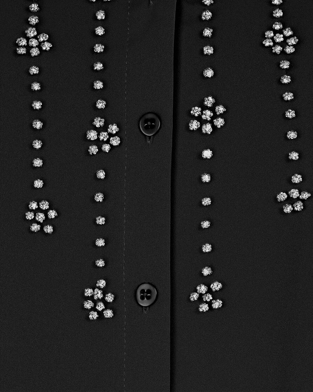 Heavy Crystal Studded Shirt