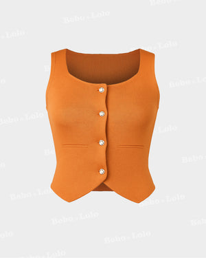 Waistcoat with Front Button
