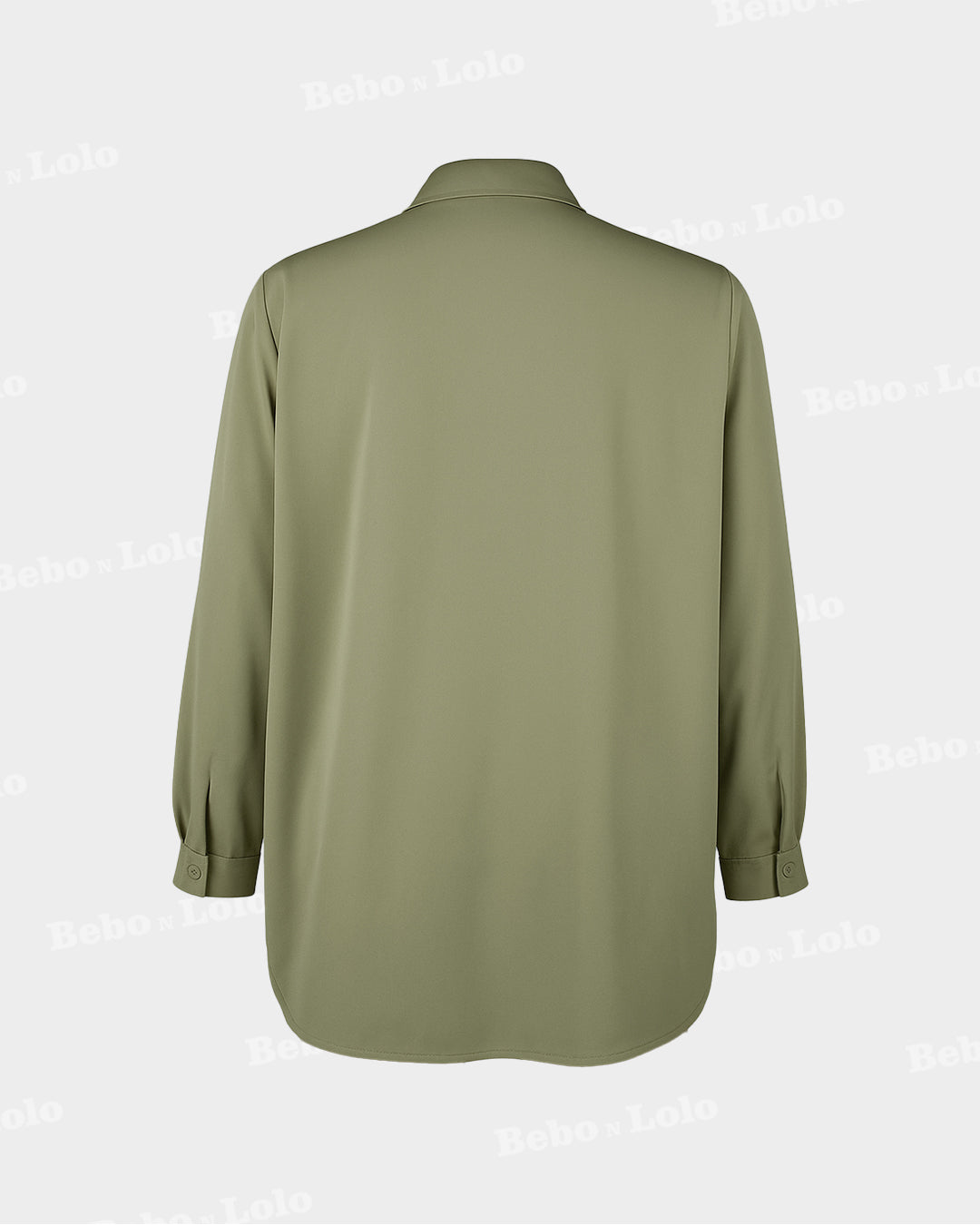 Pearl Embellished Plus Size Shirt