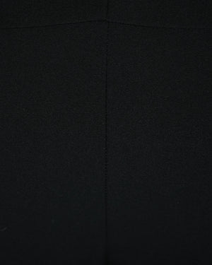 Close-up of black fabric texture