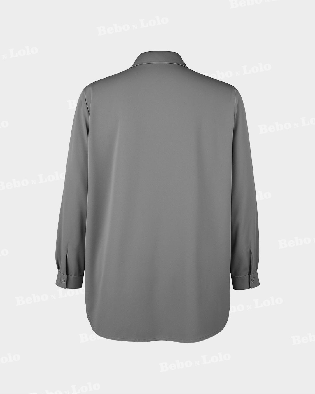 Pearl Embellished Plus Size Shirt