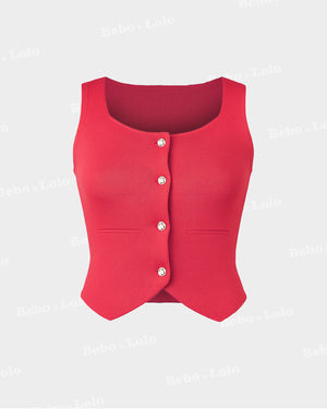 Waistcoat with Front Button