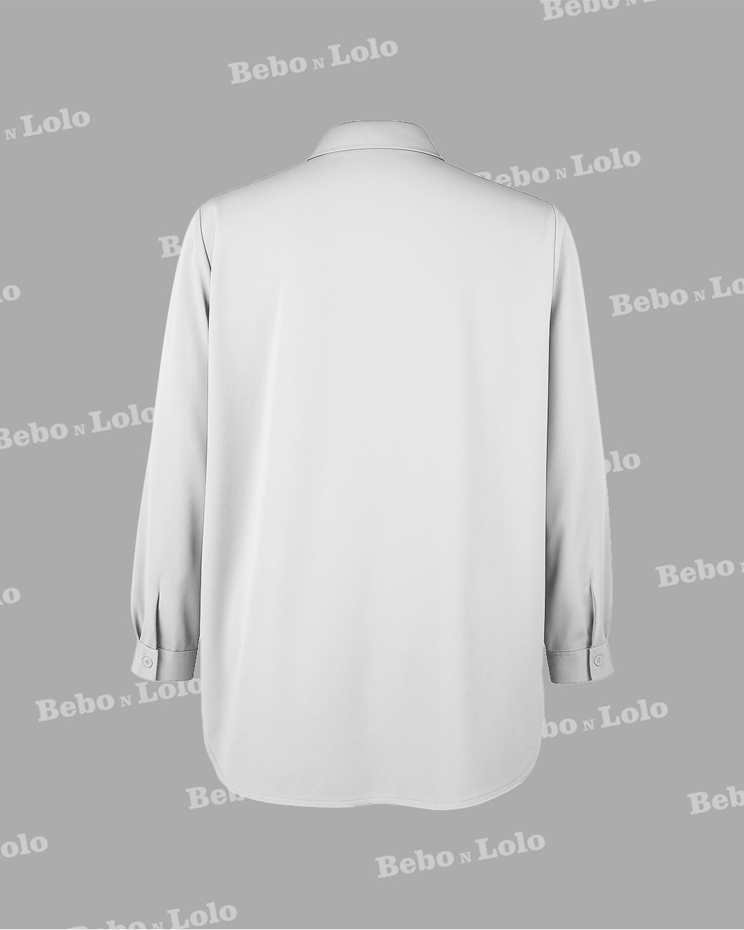 Pearl Embellished Plus Size Shirt