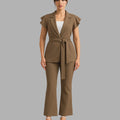 Boss Mode Mocha Luxe Scuba Co-ord Set
