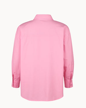Pink shirt on a white background