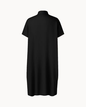 Black dress on a white background