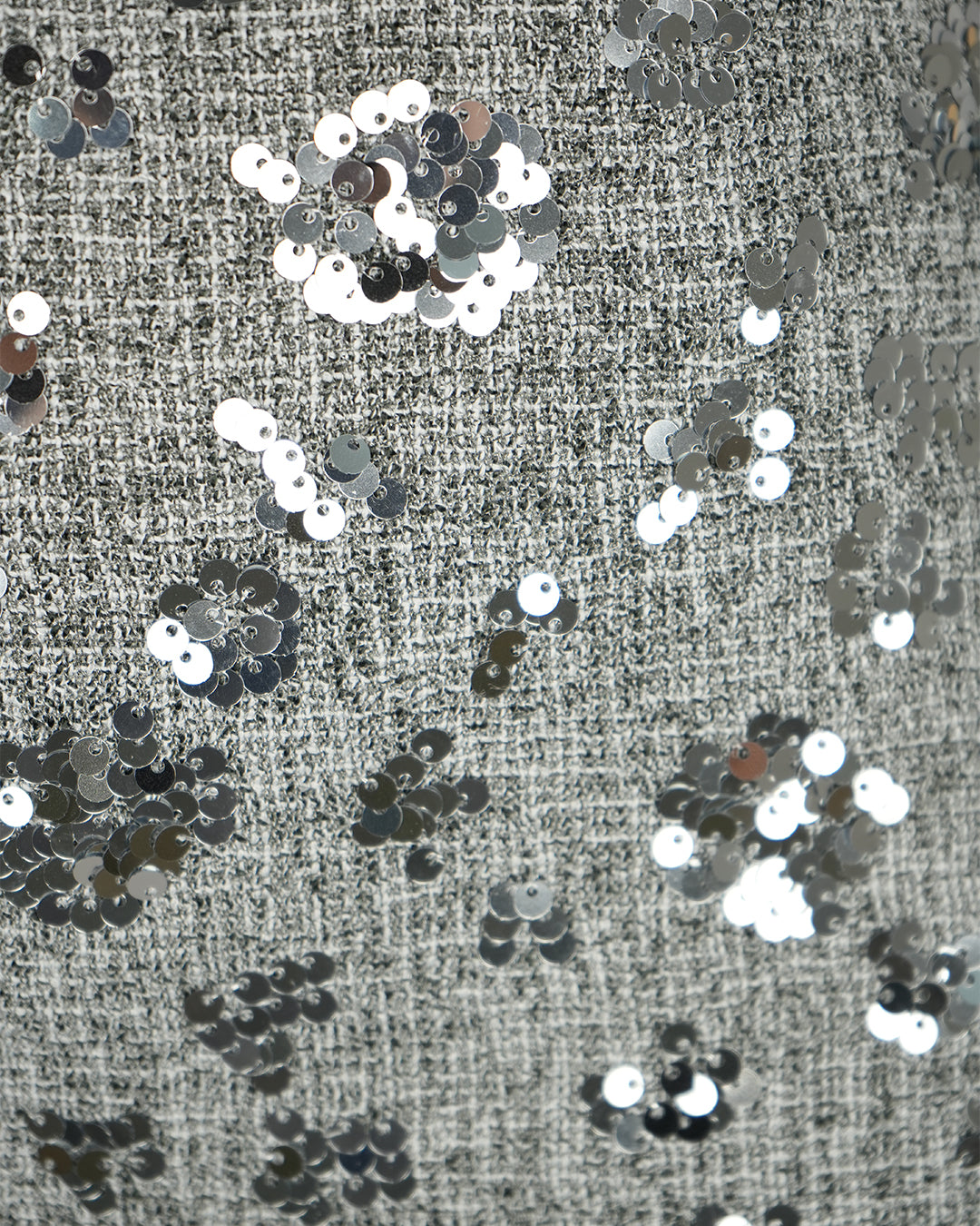 Cocktail Sequin Embellished Mini Skirt